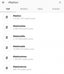 instagram content strategy hashtag search