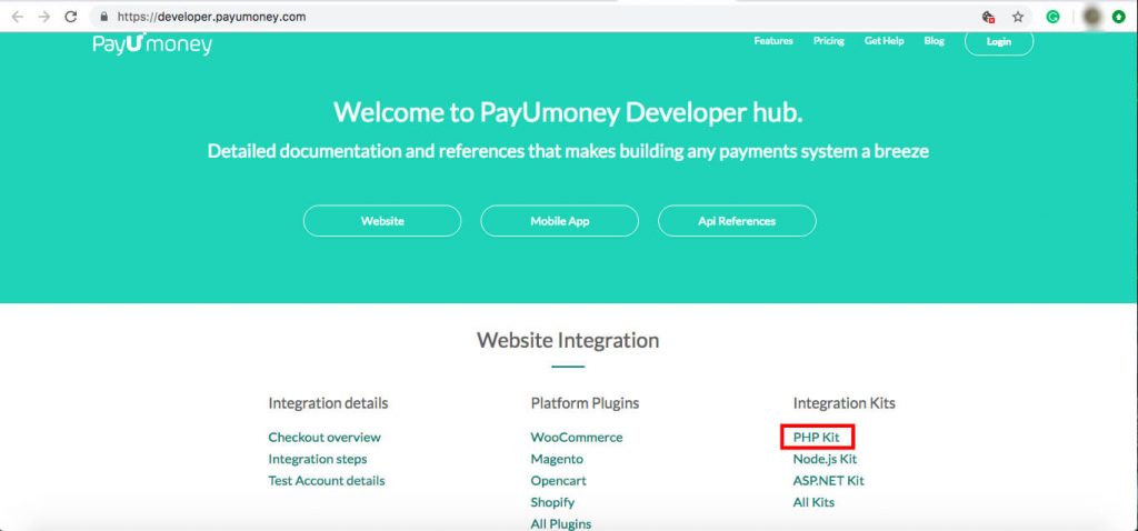 payumoney php integration dev guide